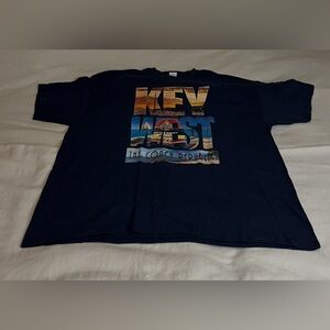 Unisex Size XXL NWOT Black Graphic Key West Graphic Gildan T-Shirt Short Sleeve